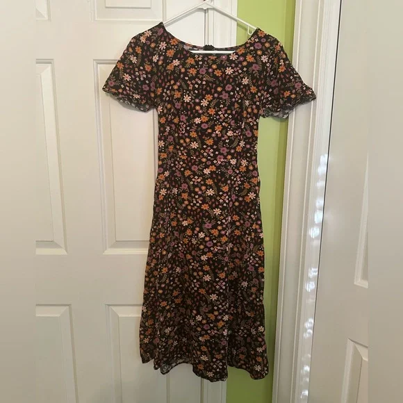 Princess Highway Floral Midi Dress Size AU 10/US 8 - Picture 3 of 8